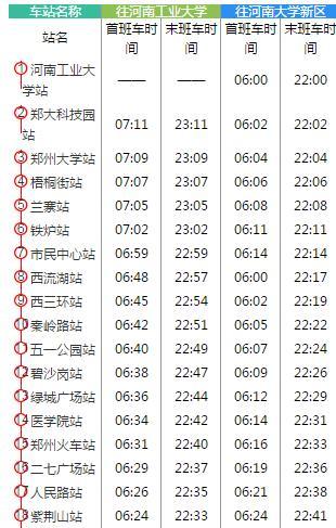 郑州地铁最新时间表详解，出行更便捷高效指南